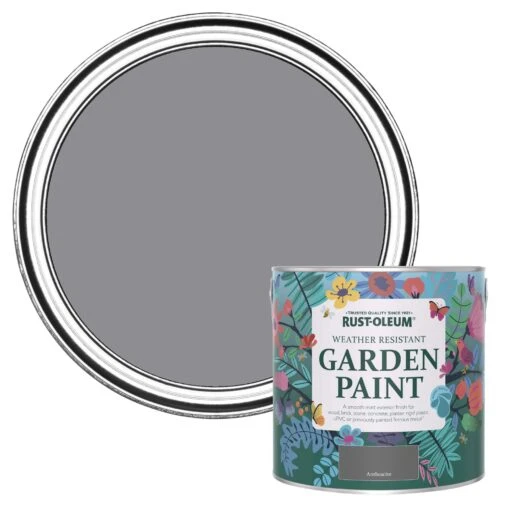 Rust-Oleum Garden Paint Anthracite Matt Multi-surface Garden Paint, 2.5L Tin -Decor Pro Shop rust oleum garden paint anthracite matt multi surface garden paint 2 5l tin5013296131919 02c bq
