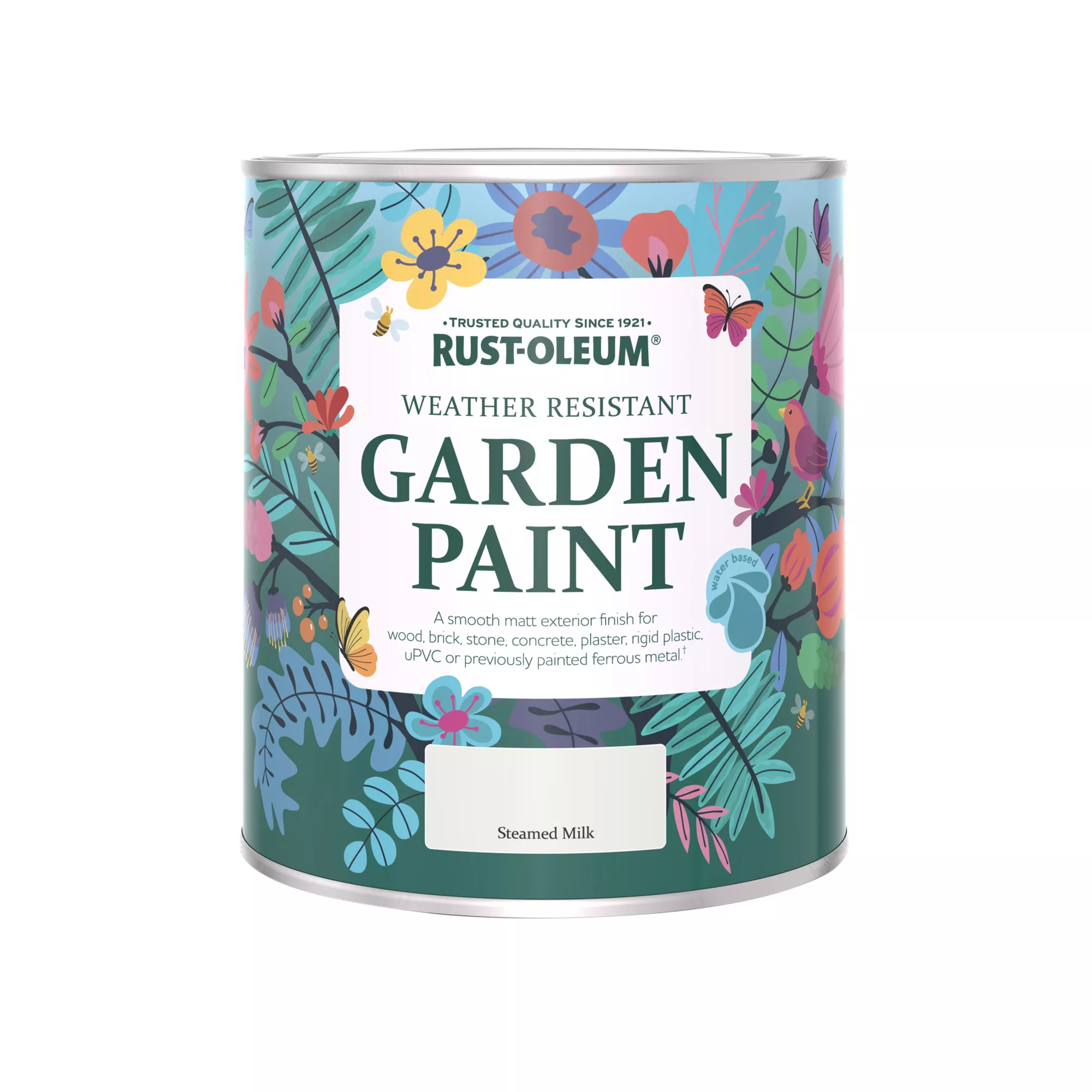 Rust-Oleum Garden Paint Steamed Milk Matt Multi-surface Garden Paint, 750ml Tin 2 Rust-Oleum Garden Paint Steamed Milk Matt Multi-surface Garden Paint, 750ml Tin - Image 2