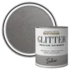Rust-Oleum Medium Shimmer Silver Glitter Effect Mid Sheen Multi-surface Topcoat Paint Glitter, 750ml