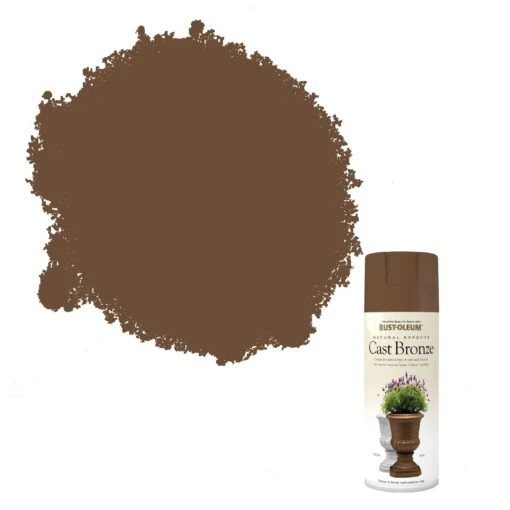 Rust-Oleum Natural Effects Matt Cast Bronze Textured Effect Multi-surface Spray Paint, 400ml -Decor Pro Shop rust oleum natural effects matt cast bronze textured effect multi surface spray paint 400ml5013296953597 02c bq