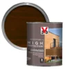 V33 High Protection Dark Oak Mid Sheen Wood Stain, 750ml